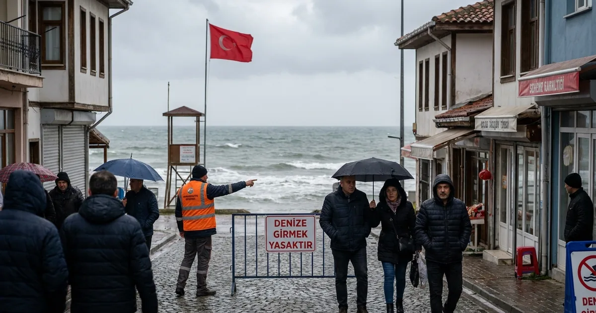 Sakarya'da sarı kodlu uyarı: Denize girişler yasaklandı