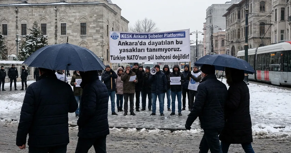 KESK'ten NATO Zirvesi önlemlerine tepki: Yasakları tanımıyoruz - Son Bir Dakika
