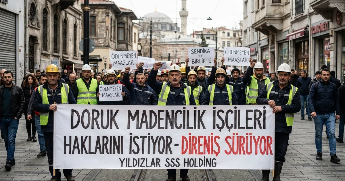 Yıldızlar SSS Holding çalışanları direnişini sürdürüyor