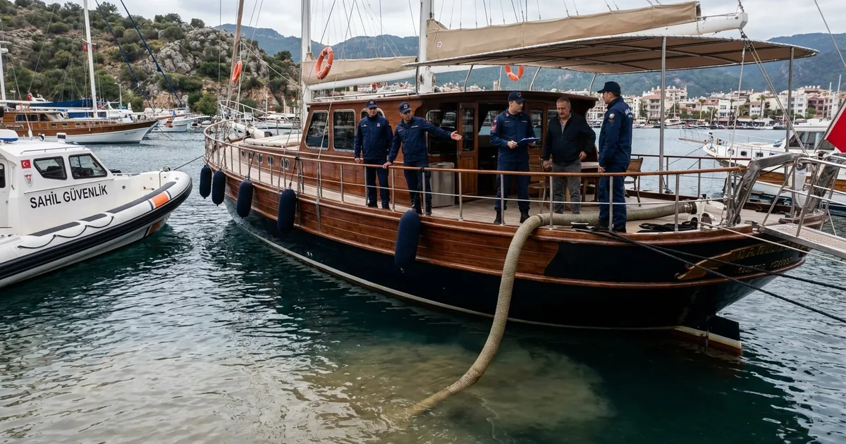 Çevreci isimden deniz kirliliği: Lüks gulet yakalandı