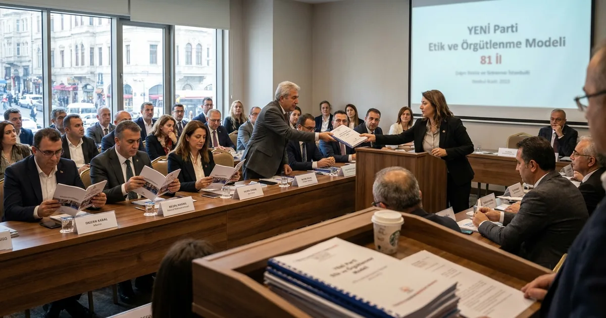YENİ Parti'den 81 il için yeni etik ve örgütlenme modeli