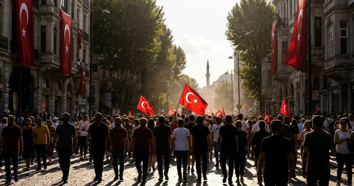 İstanbul Bağdat Caddesi'nde Cumhuriyet Yürüyüşü yapıldı - Son Bir Dakika