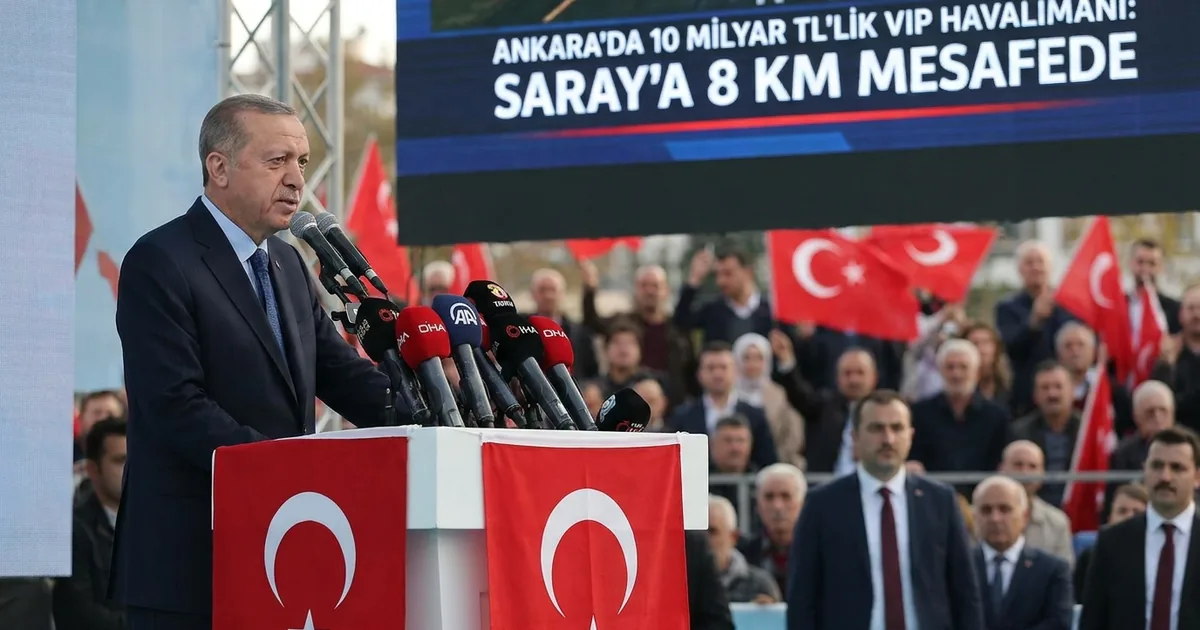 Ankara'da 10 milyar TL'lik VIP havalimanı: Saray'a 8 km mesafede