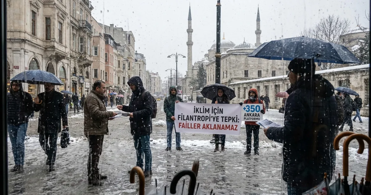 İstanbul'da İklim İçin Filantropi'ye Tepki: "Failler Aklanamaz"