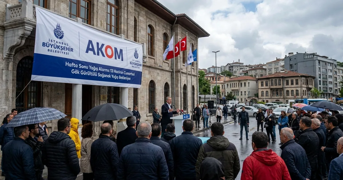 İstanbul'da Hafta Sonu Yağış Alarmı: AKOM Tarih Verdi