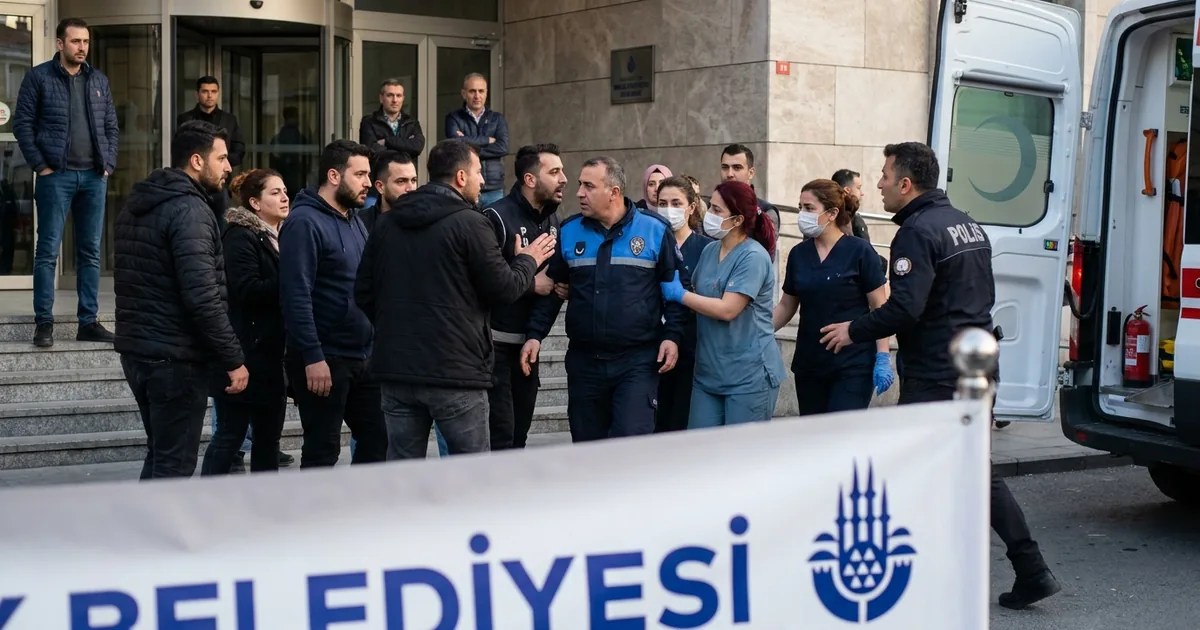 Şoförü hastaneye kaldırdılar: 10 kişilik grubun saldırısı