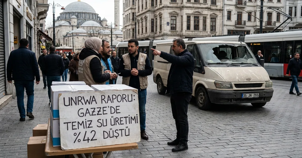 UNRWA raporu: Gazze'de temiz su üretimi yüzde 42 düştü