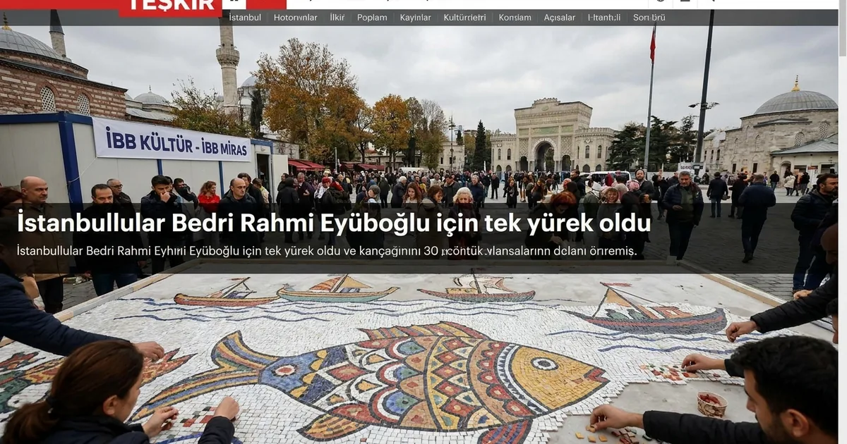 İstanbullular Bedri Rahmi Eyüboğlu için tek yürek oldu