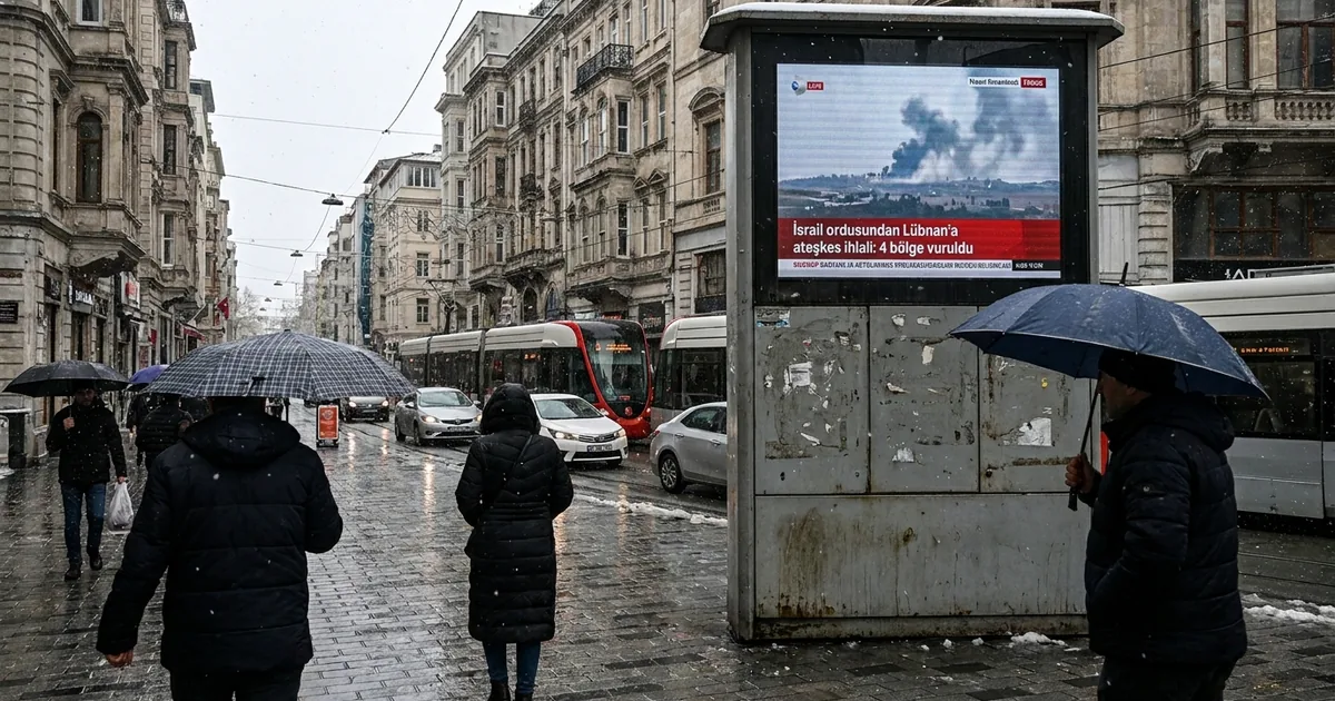 İsrail ordusundan Lübnan'a ateşkes ihlali: 4 bölge vuruldu
