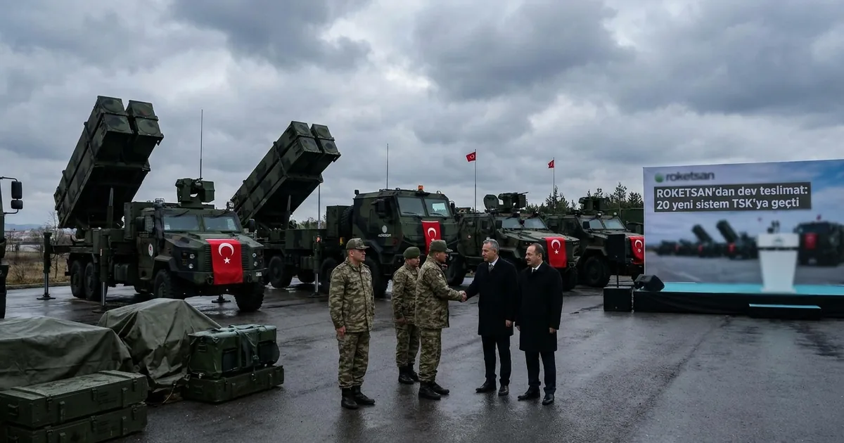 ROKETSAN'dan dev teslimat: 20 yeni sistem TSK'ya geçti - Son Bir Dakika
