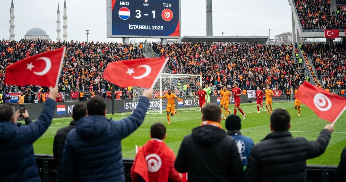 Hollanda Tunus’u 3-1 yendi, namağlup serisi 15 maça çıktı