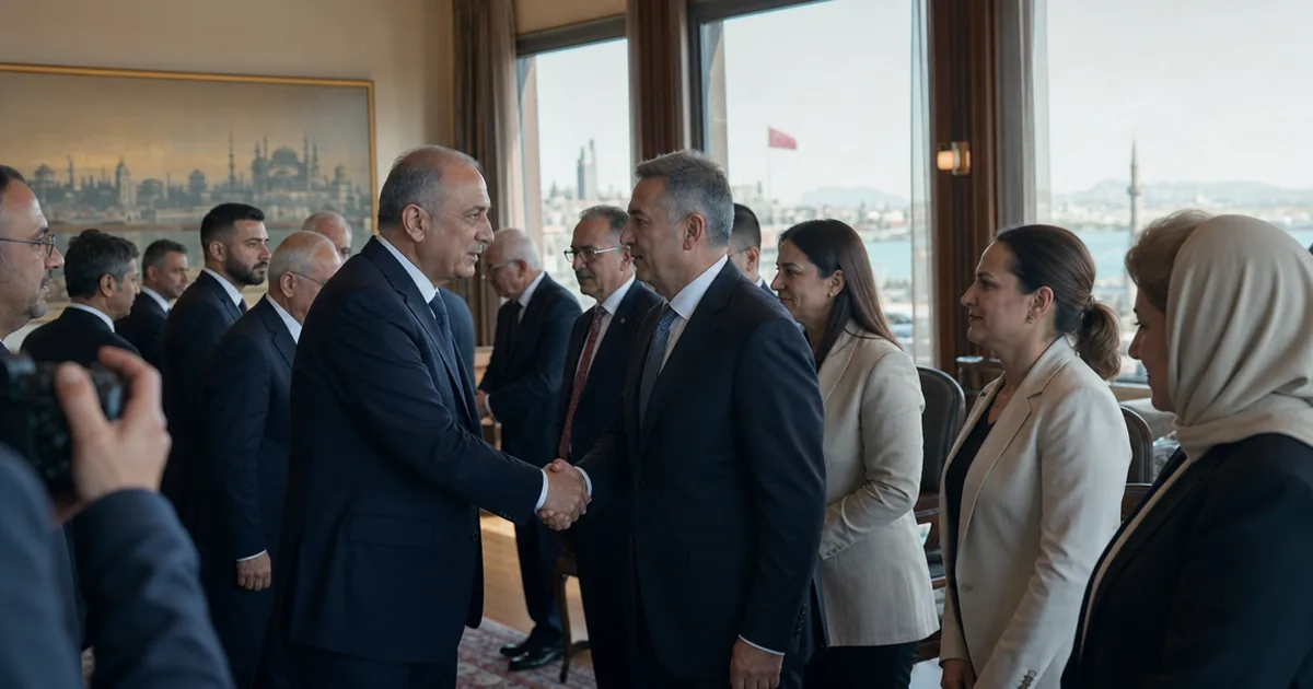 AK Parti ve MHP'den Bayramlaşma Ziyaretleri: Terörsüz Türkiye Vurgusu