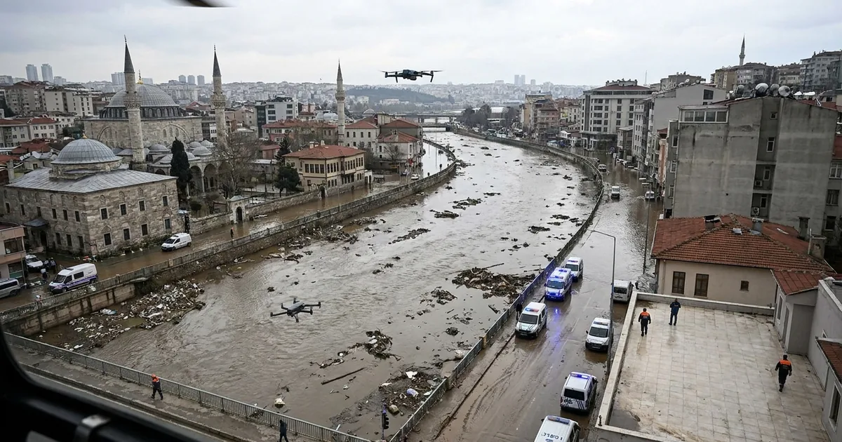 İstanbul'da dere yataklarında sonar ve drone ile tarama - Son Bir Dakika