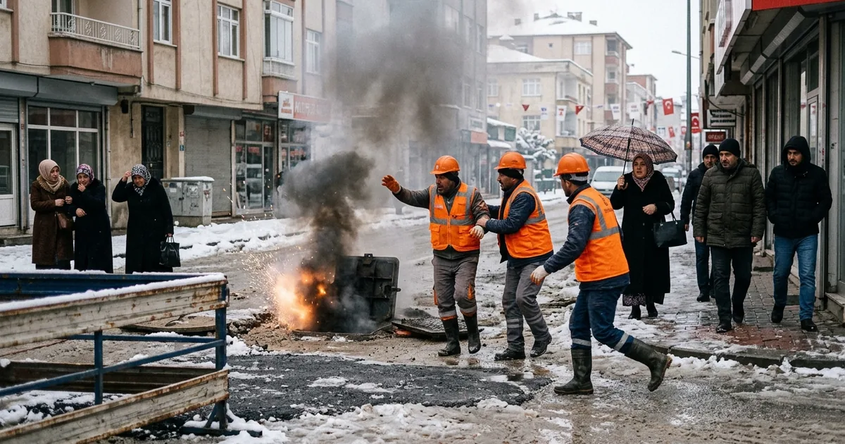 Adıyaman'da ikinci kez elektrik hattı patlaması yaşandı