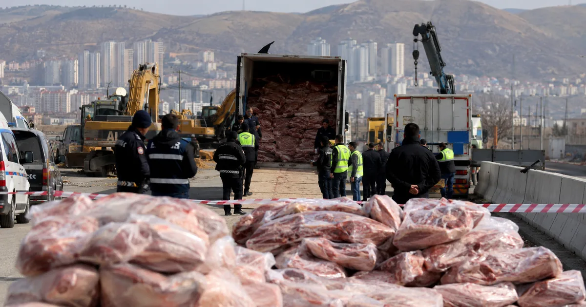 Ankara'da Korkunç Operasyon: 40 Ton Kaçak Et İstanbul Yolunda!