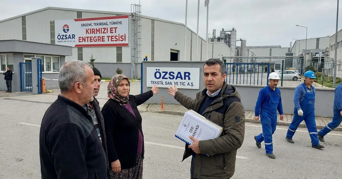 Tekirdağ'daki fabrikada kırmızı et vurgusu dikkat çekti