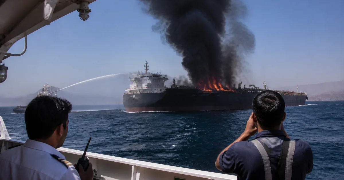 Son Dakika: Hürmüz Boğazı'nda petrol tankerine saldırı!
