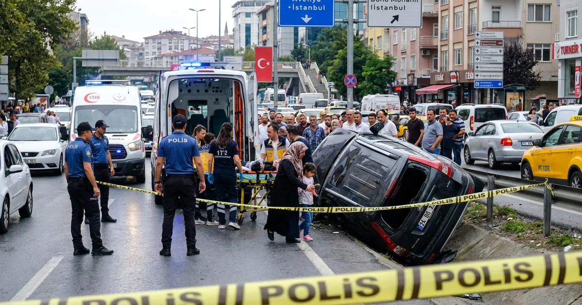 Tekirdağ'da Kaza: Anne ve Çocuğu Hastaneye Kaldırıldı