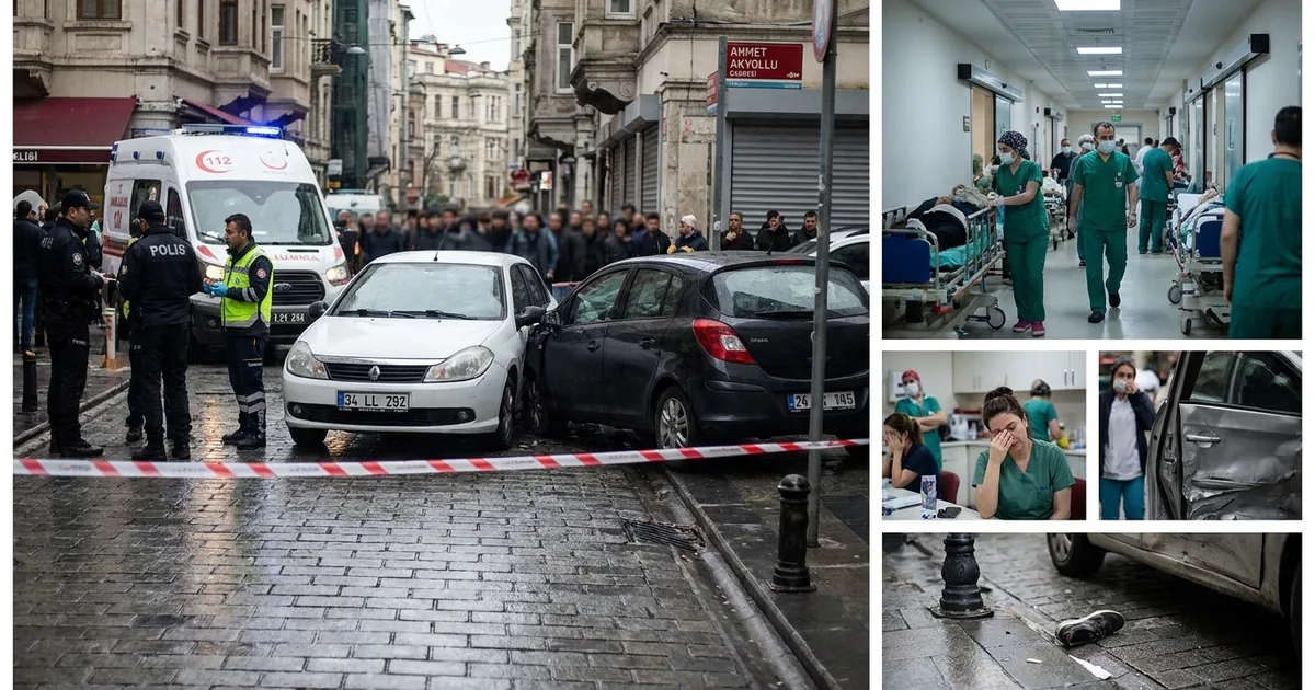 Ahmet Akyollu Caddesi'nde gece yarısı kaza: 7 yaralı var