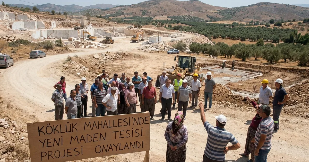 Köklük Mahallesi'nde yeni maden tesisi projesi onaylandı - Son Bir Dakika