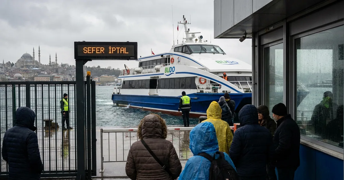 BUDO duyurdu: Bursa-İstanbul ve Armutlu seferleri iptal - Son Bir Dakika
