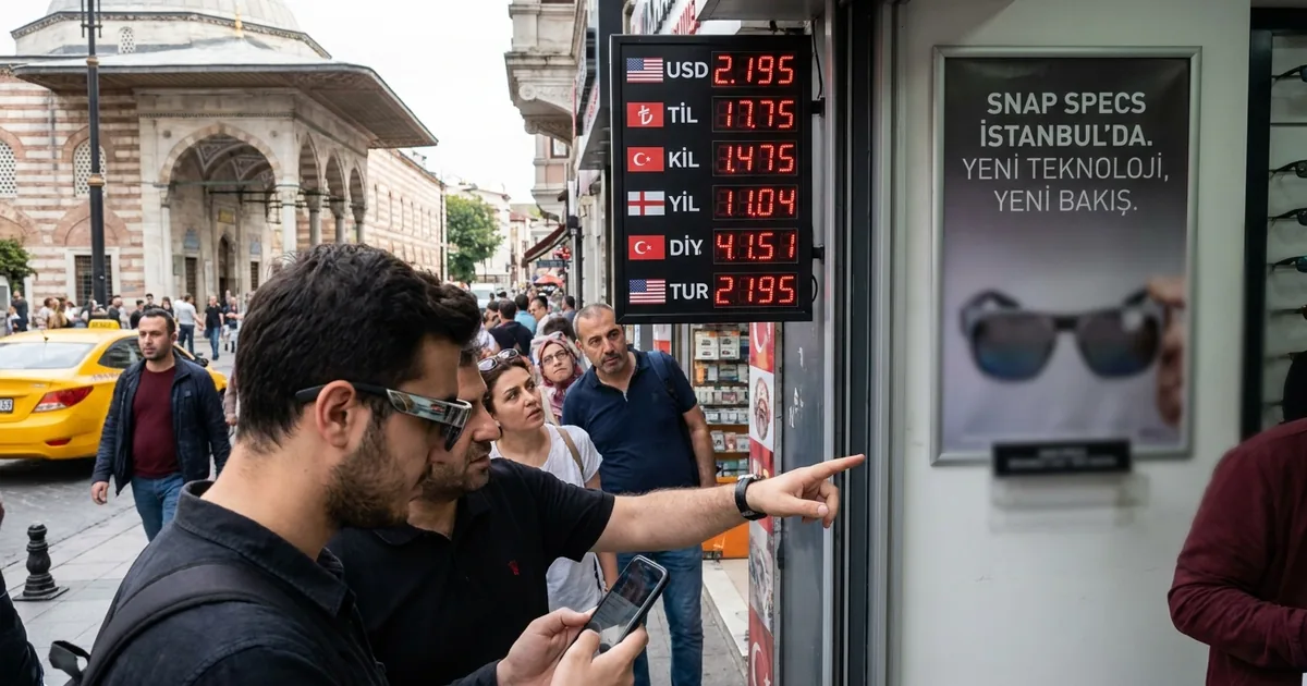 Snap Specs gözlük İstanbul’da ilgi uyandırdı: Fiyatı 2.195 dolar