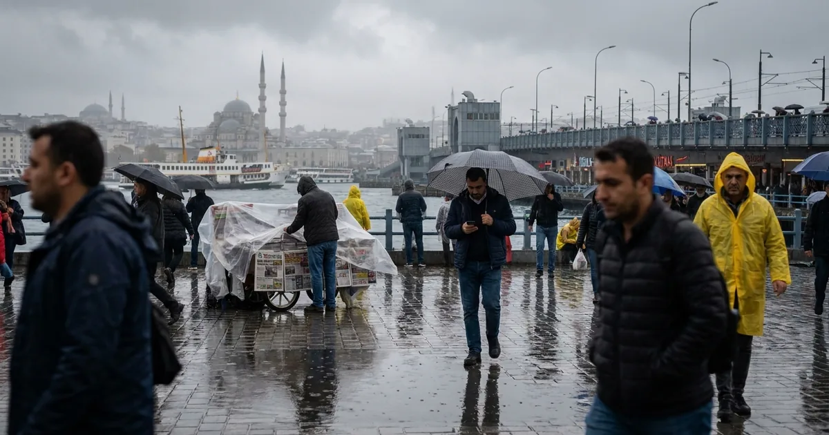 İstanbul’da yağış kapıda: 15 il için sarı kodlu uyarı yayımlandı