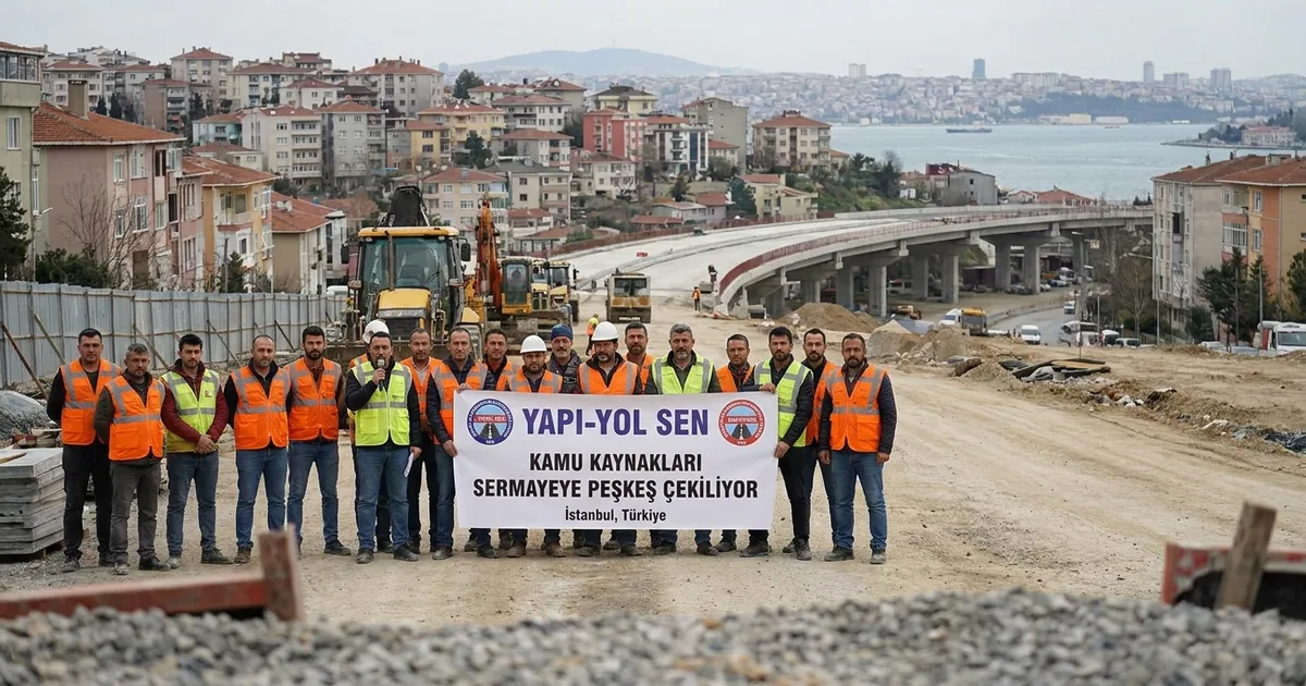 Yapı-Yol Sen: Kamu kaynakları sermayeye peşkeş çekiliyor