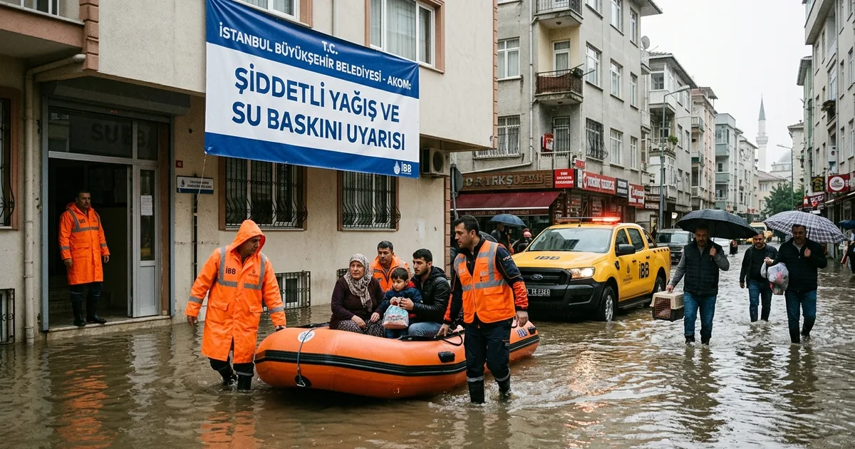 14 şehirde sarı kodlu uyarı: İstanbul dahil sel tehlikesi