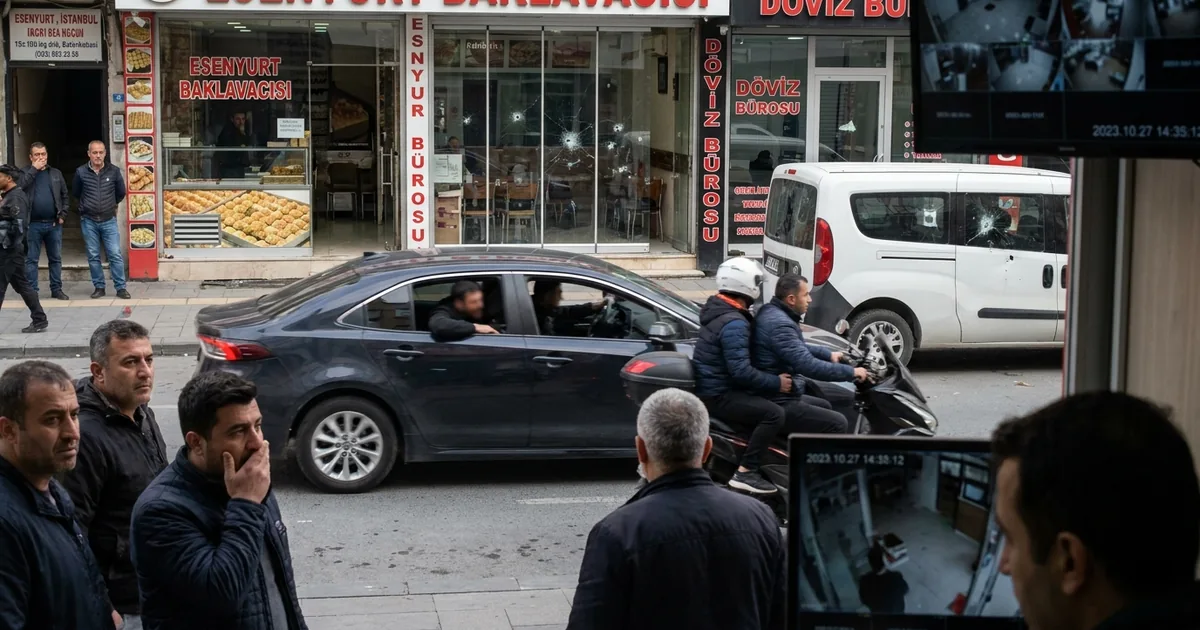 Esenyurt'ta dehşet anları: Seyir halindeyken çatıştılar